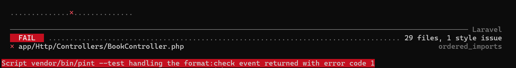 Pintのformat:checkでordered_importsが落ちた状態