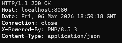 GET /health が 200 OK と JSON を返している画面